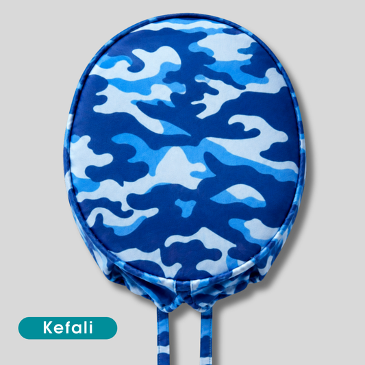 Gorro Quirúrgico Manchas Azul