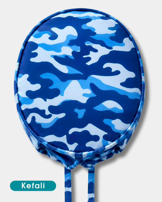 Kefali | gorro quirúrgico manchas azul