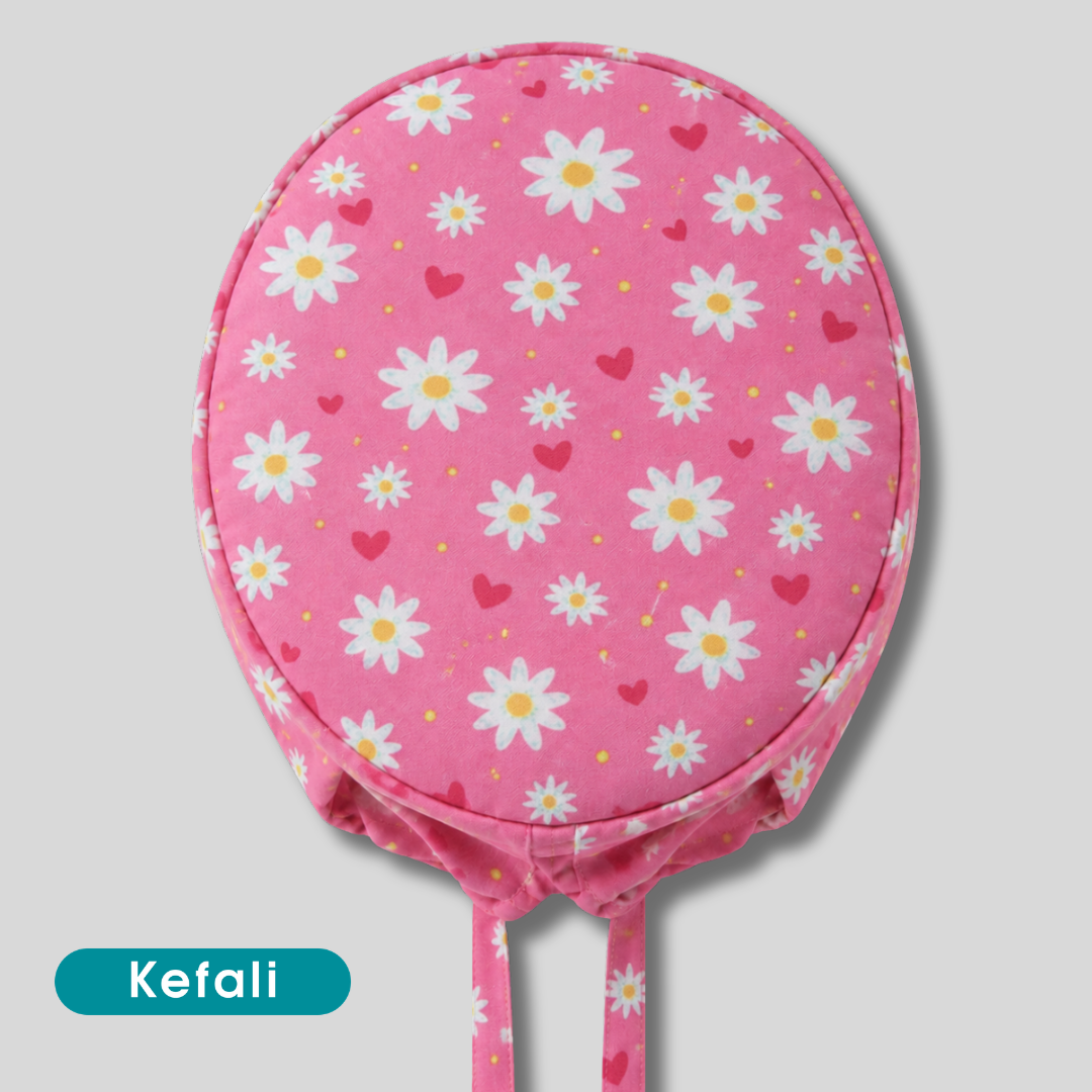 Gorro Quirúrgico Margaritas en Rosa