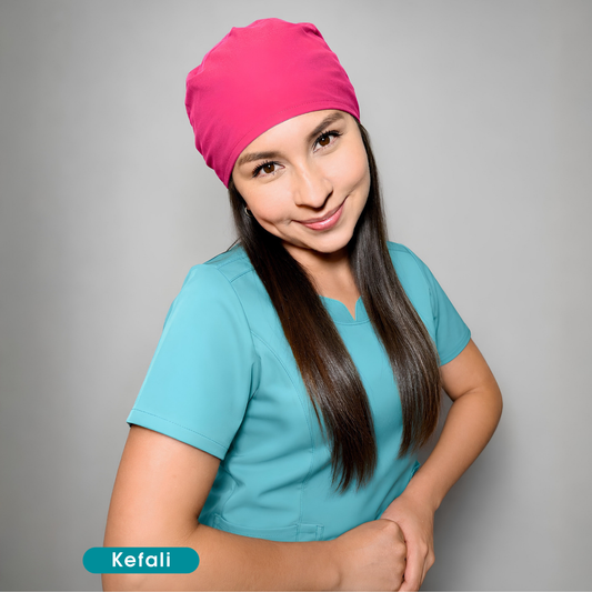 Kefali | gorro quirúrgico bugambilia