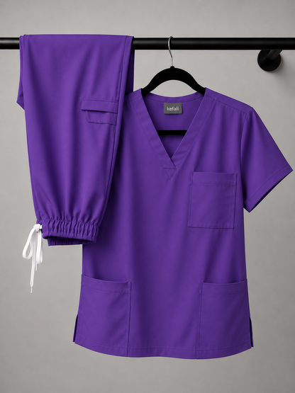 Pijama Quirúrgica Antifluidos Morado