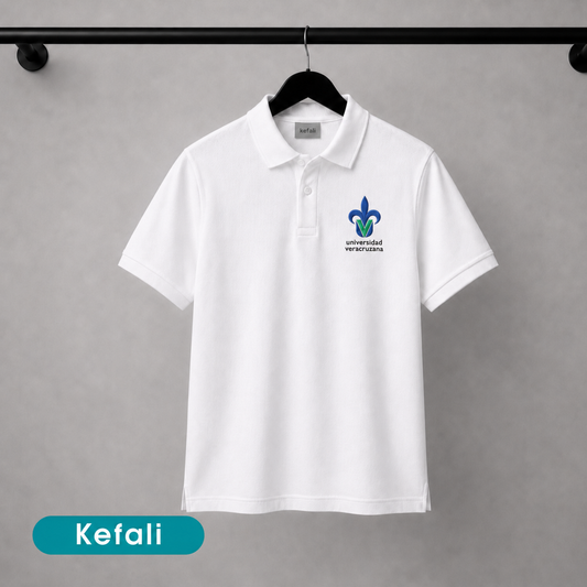 Kefali camisa polo |Universidad Veracruzana (incluye bordado)