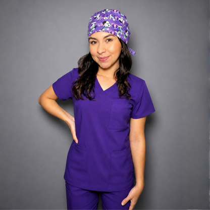 Pijama Quirúrgica Antifluidos Morado