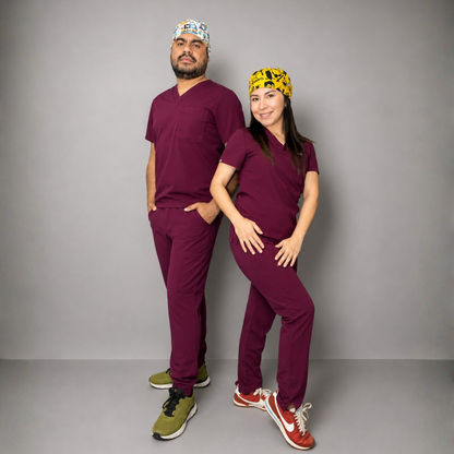 Pijama Quirúrgica Antifluidos Vino