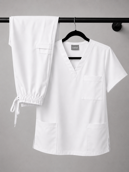 Pijama Quirúrgica Antifluidos Blanco