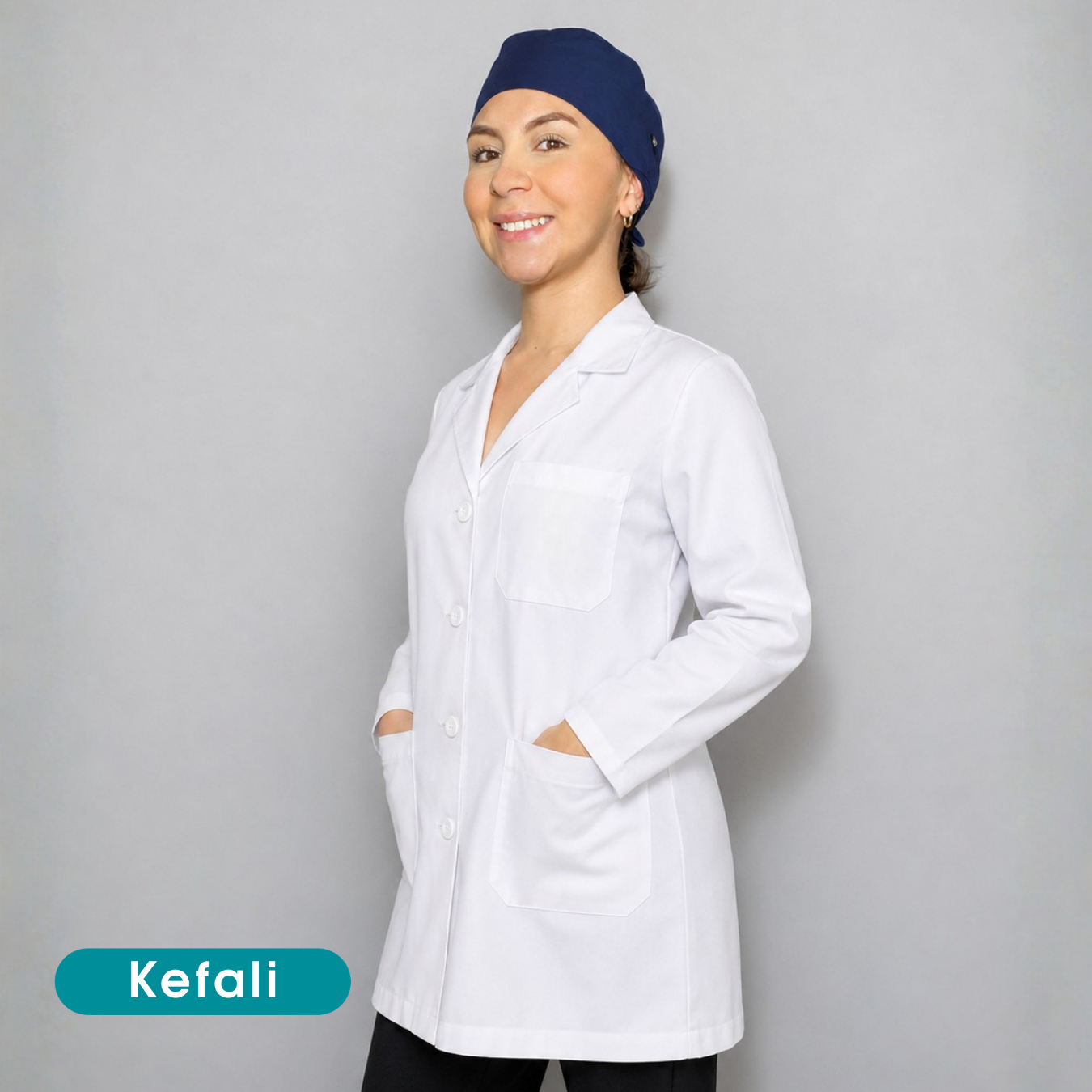 Kefali bata de laboratorio | algodón